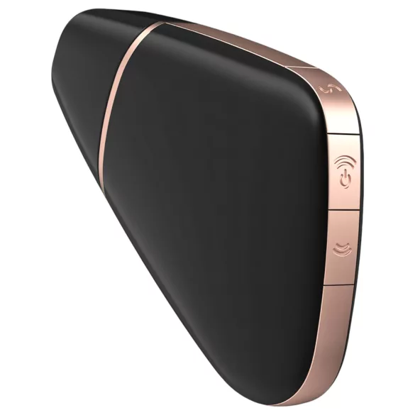 Satisfyer Love Triangle - älykkäästi ohjattava klitoriskiihotin - musta