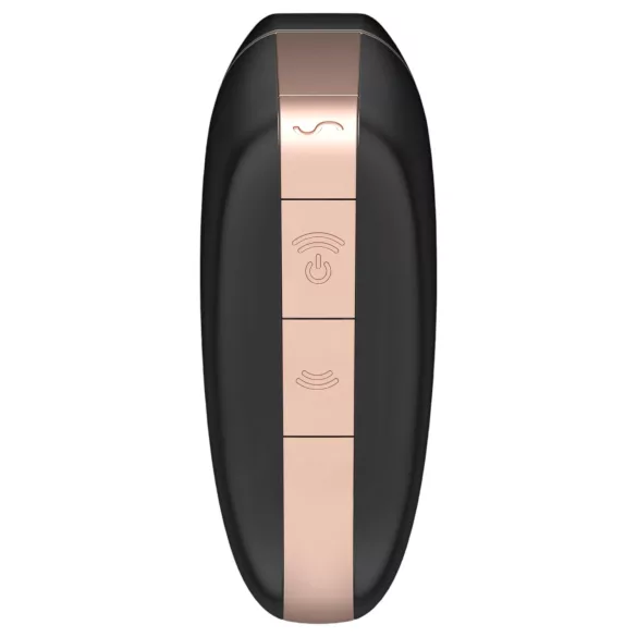 Satisfyer Love Triangle - älykkäästi ohjattava klitoriskiihotin - musta