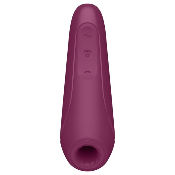 Satisfyer Curvy 1+ - älykkäästi ohjattava klitoriskiihotin - paineaalto