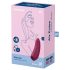 Satisfyer Curvy 1+ Älykäs ilmapulsio klitorisstimulaattori (punainen)