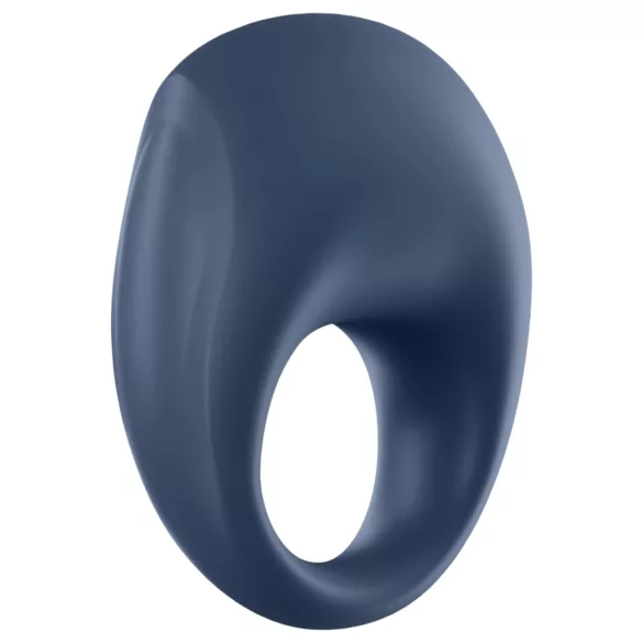 Satisfyer Strong One - Sovelluksella ohjattava värisevä penisrengas miehille (sininen)