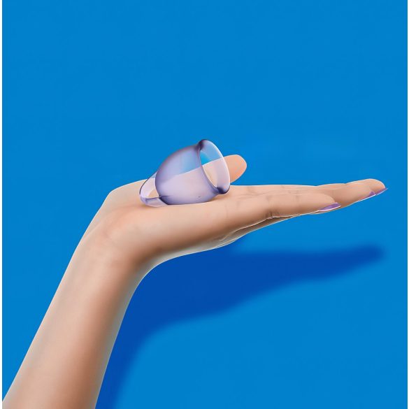 Satisfyer Feel Confident - kuukautiskuppisetti - silikoni - lila