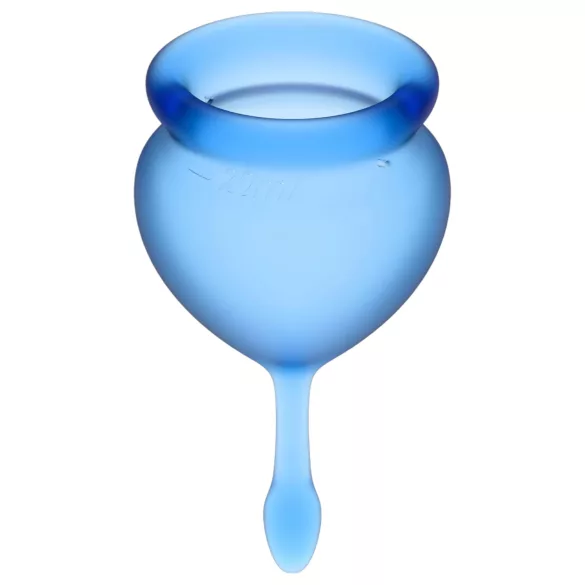 Satisfyer Feel Good - kuukautiskuppisetti - 2 kpl - sininen