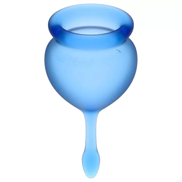 Satisfyer Feel Good - kuukautiskuppisetti - 2 kpl - sininen