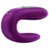 Satisfyer Double Fun - sovelluksella ohjattava parivibraattori (liila)