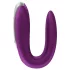 Satisfyer Double Fun - sovelluksella ohjattava parivibraattori (liila)