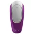 Satisfyer Double Fun - sovelluksella ohjattava parivibraattori (liila)