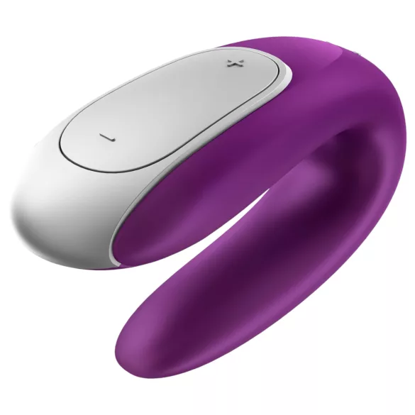 Satisfyer Double Fun - sovelluksella ohjattava parivibraattori (liila)
