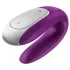 Satisfyer Double Fun - sovelluksella ohjattava parivibraattori (liila)