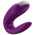 Satisfyer Double Fun - sovelluksella ohjattava parivibraattori (liila)