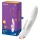 Satisfyer Double Flex - Sovelluksella ohjattava klitoriskiihotinvarrellinen vibraattori (valkoinen)