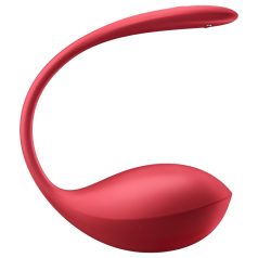   Satisfyer Shiny Petal - vibraatio muna kaukosäätimellä - punainen