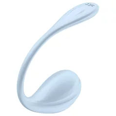   Satisfyer Smooth Petal - vibraatiomuna kaukosäätimellä - sininen