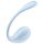 Satisfyer Smooth Petal - älykäs vibraattorimuna (sininen)