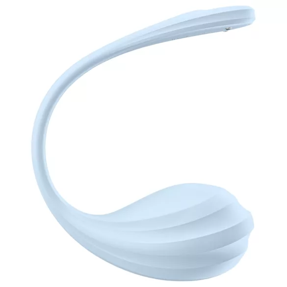 Satisfyer Smooth Petal - vibraatiomuna kaukosäätimellä - sininen