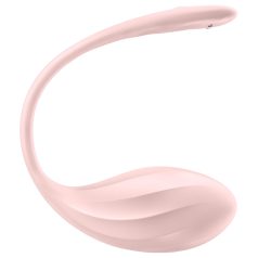   Satisfyer Ribbed Petal - kauko-ohjattava vibraatiomuna - pinkki