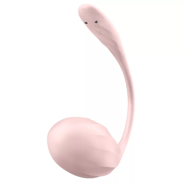 Satisfyer Ribbed Petal - kauko-ohjattava vibraatiomuna - pinkki