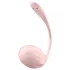 Satisfyer Ribbed Petal - kauko-ohjattava vibraatiomuna - pinkki