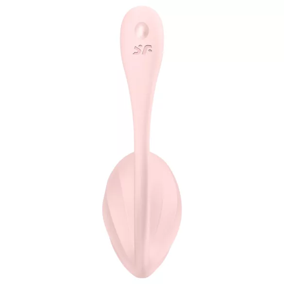 Satisfyer Ribbed Petal - kauko-ohjattava vibraatiomuna - pinkki