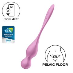   Satisfyer Love Birds 1 - älykkäät värisevät geishakuulat - pinkki