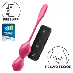  Satisfyer Love Birds 2 - Sovelluksella ohjattava värisevä geishapallo (pinkki)