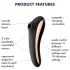 Satisfyer Dual Kiss - vibraattori klitorikselle ja emättimelle - ladattava