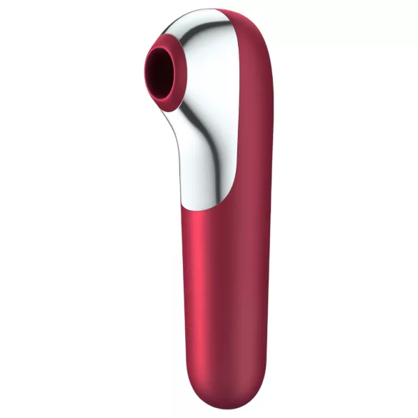 Satisfyer Dual Love - klitoris- ja vaginaali vibraattori - punainen
