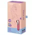 Satisfyer Dual Love - klitoris- ja vaginaali vibraattori - punainen