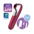 Satisfyer Dual Love - klitoris- ja vaginaali vibraattori - punainen