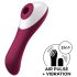 Satisfyer Dual Crush - ladattava klitoris- ja emätinvibraattori - punainen