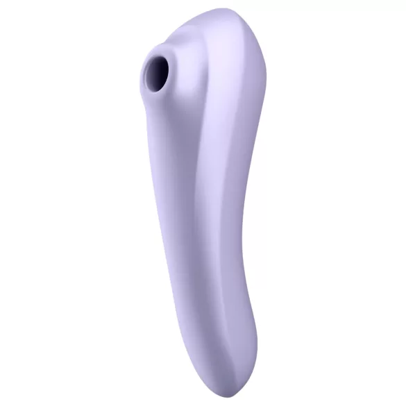 Satisfyer Dual Pleasure - älykkäästi ohjattava 2in1 paineaaltovibraattori - lila