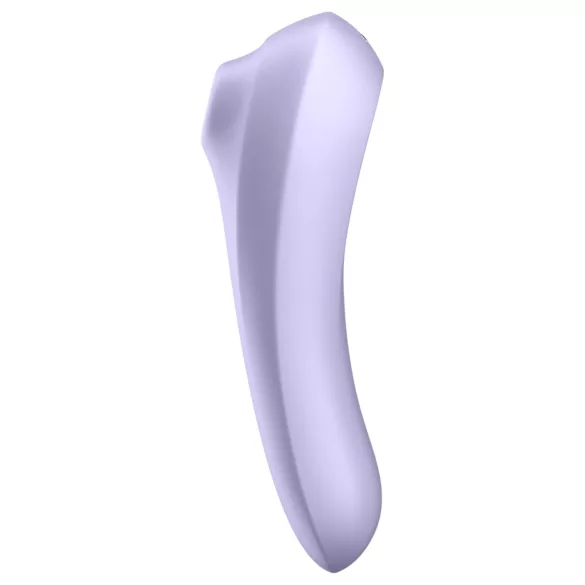 Satisfyer Dual Pleasure - älykkäästi ohjattava 2in1 paineaaltovibraattori - lila