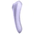 Satisfyer Dual Pleasure - älykkäästi ohjattava 2in1 paineaaltovibraattori - lila