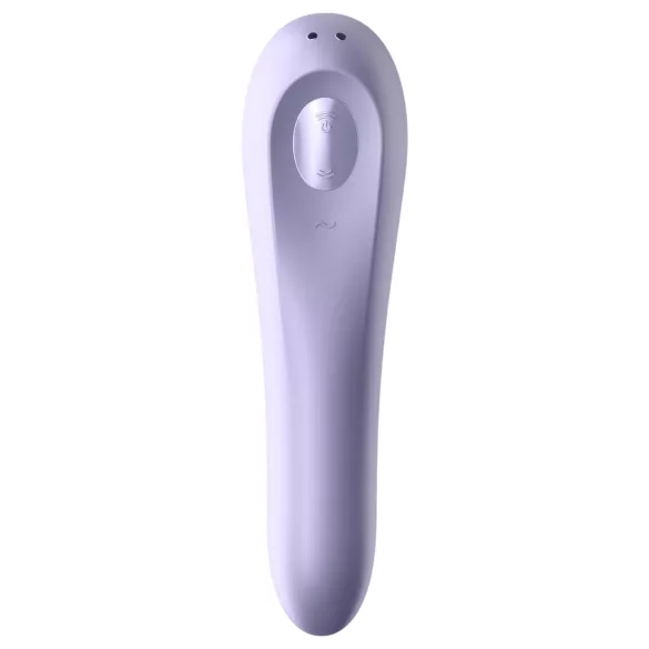 Satisfyer Dual Pleasure - älykkäästi ohjattava 2in1 paineaaltovibraattori - lila
