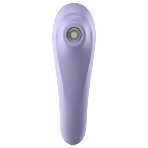 Satisfyer Dual Pleasure - älykkäästi ohjattava 2in1 paineaaltovibraattori - lila