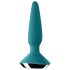 Satisfyer Plug-ilicious 1 - älykäs anaalivibraattori (vihreä)