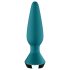 Satisfyer Plug-ilicious 1 - älykäs anaalivibraattori (vihreä)