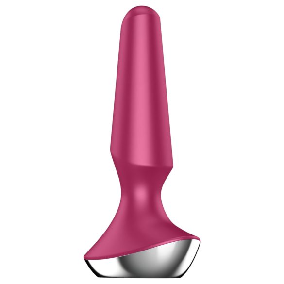 Satisfyer Plug-ilicious 2 - Älykäs anaalivibraattori (punainen)