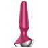 Satisfyer Plug-ilicious 2 - Älykäs anaalivibraattori (punainen)