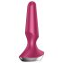 Satisfyer Plug-ilicious 2 - Älykäs anaalivibraattori (punainen)