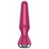 Satisfyer Plug-ilicious 2 - Älykäs anaalivibraattori (punainen)