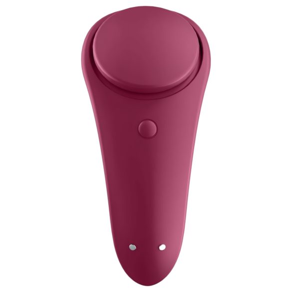 Satisfyer - älyohjattava vesitiivis pikkuhousuvibraattori - punainen