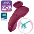 Satisfyer Sexy Secret - älykäs vedenkestävä pikkuhousuvibraattori (punainen)