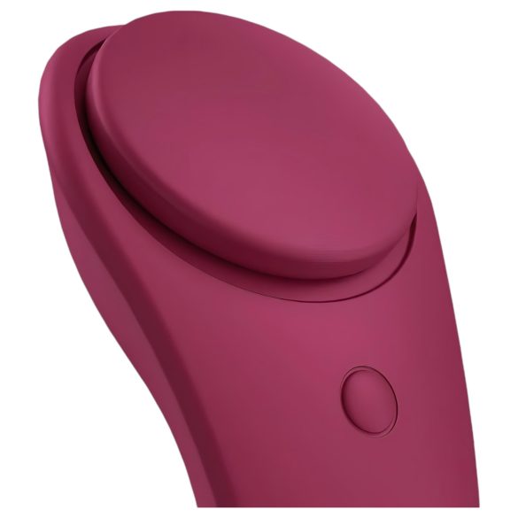 Satisfyer - älyohjattava vesitiivis pikkuhousuvibraattori - punainen