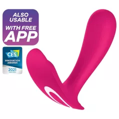   Satisfyer Top Secret - sovelluksella ohjattava vibraattori (vaaleanpunainen)