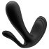 Satisfyer Top Secret Plus - älykäs 3-haarainen vibraattori (musta)