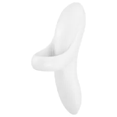   Satisfyer Bold Lover - ladattava vedenkestävä sormivibraattori valkoinen