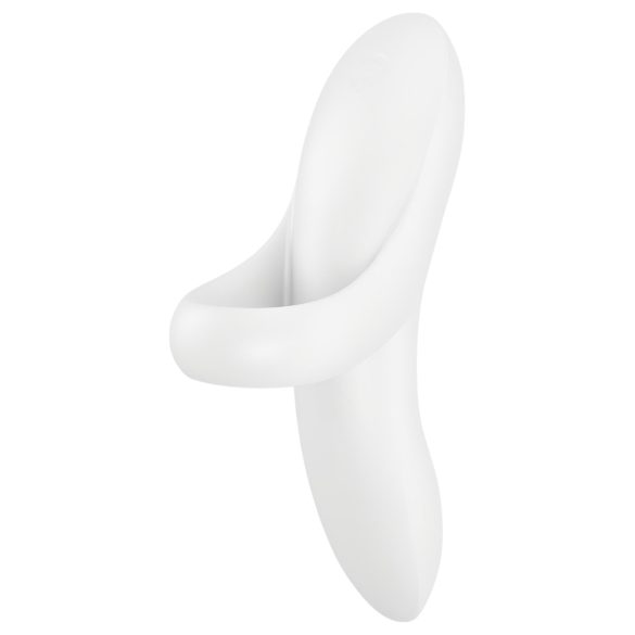 Satisfyer Bold Lover - ladattava, vedenkestävä sormivibraattori (valkoinen)