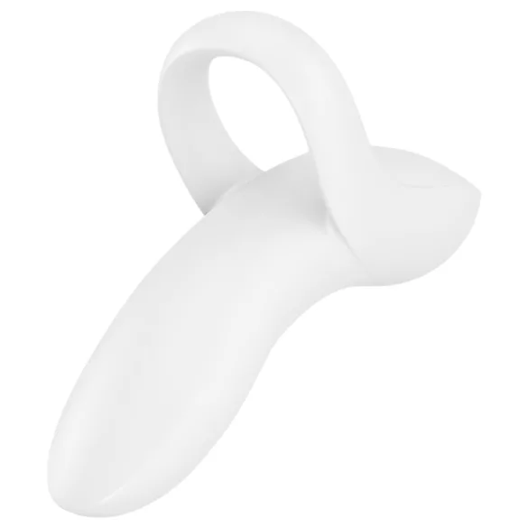 Satisfyer Bold Lover - ladattava vedenkestävä sormivibraattori valkoinen