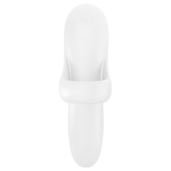 Satisfyer Bold Lover - ladattava vedenkestävä sormivibraattori valkoinen